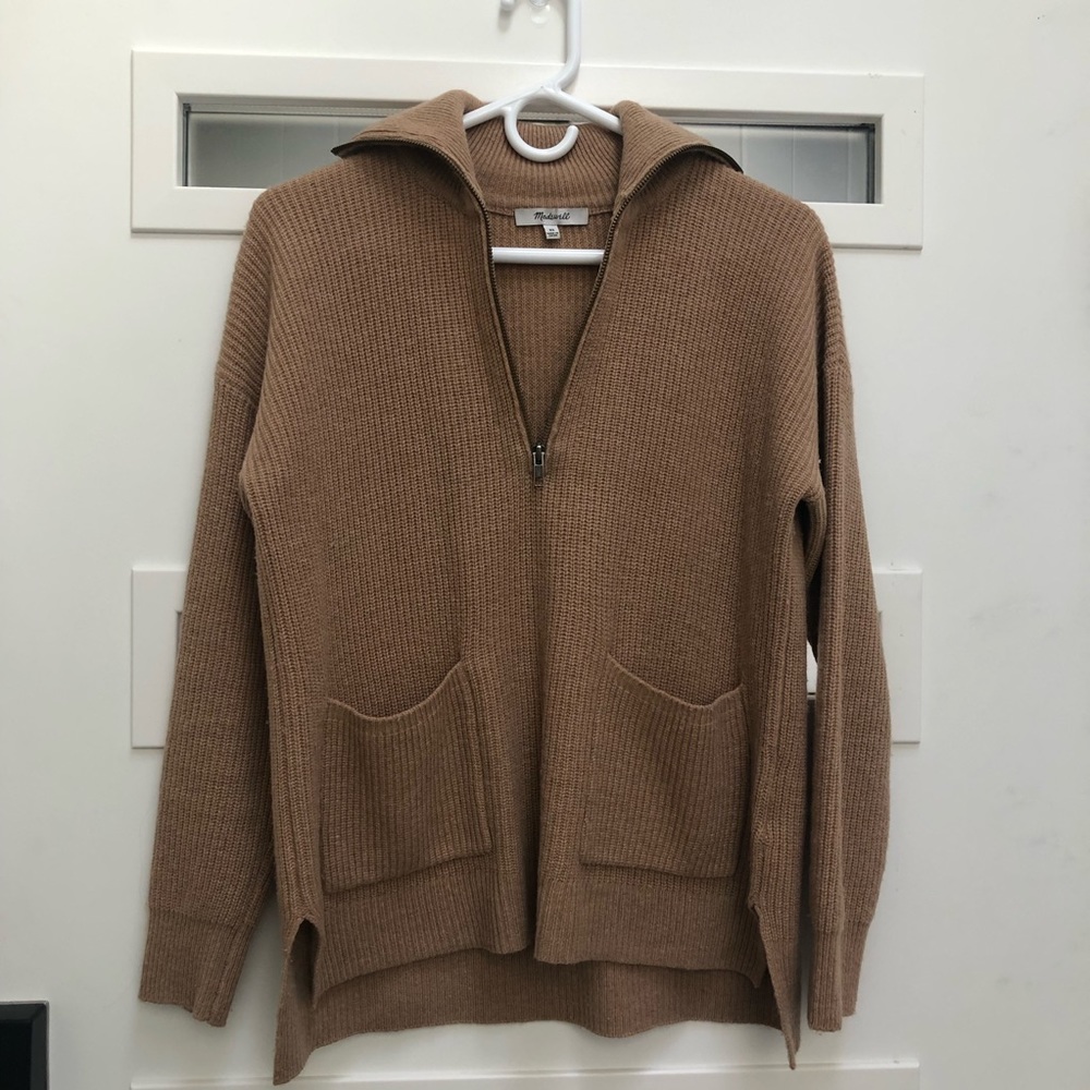 Madewell Glenbrook Half-Zip Pullover Sweater